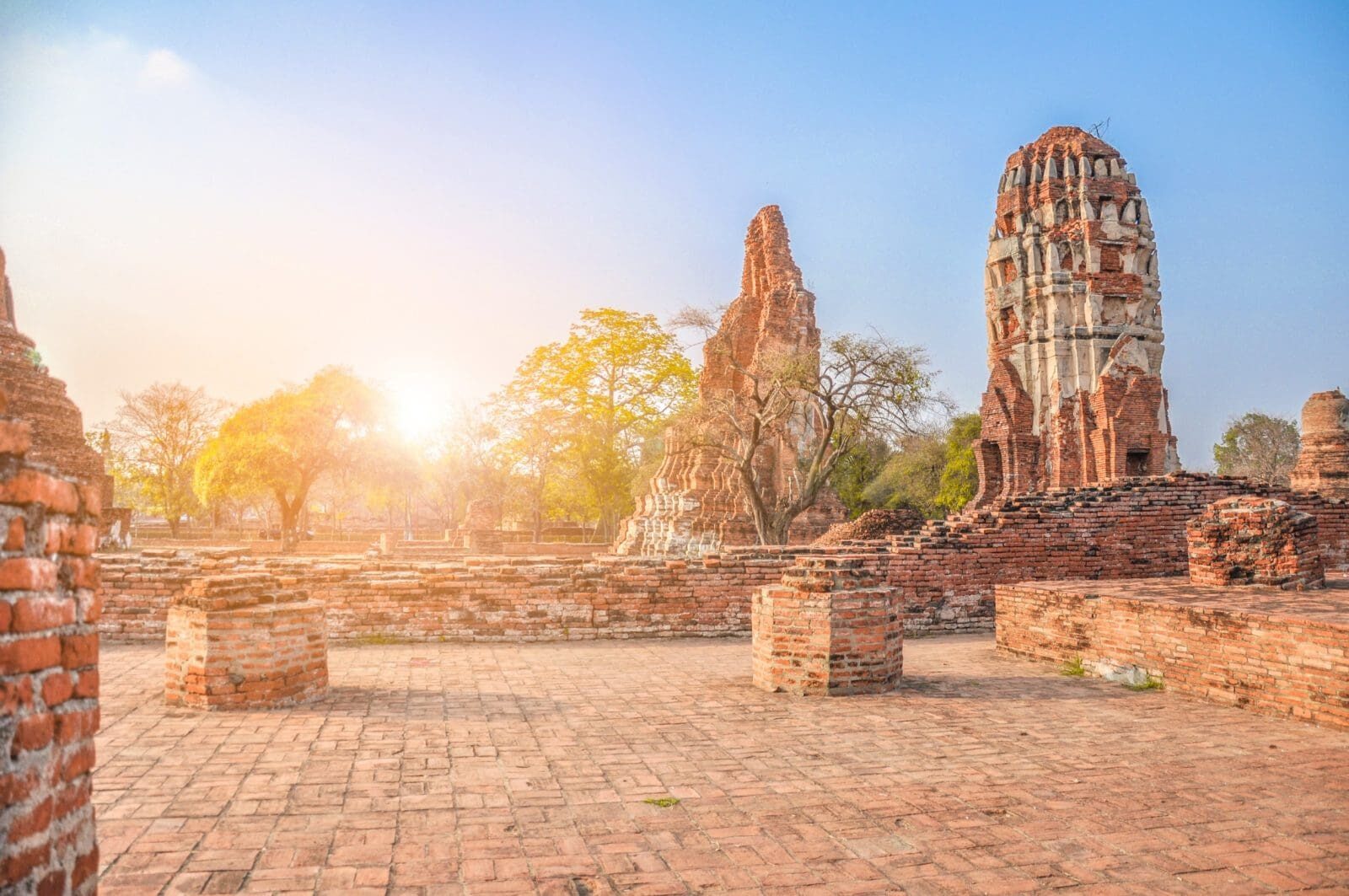 Ruined stupas of Wat Mahathat, Ayutthaya