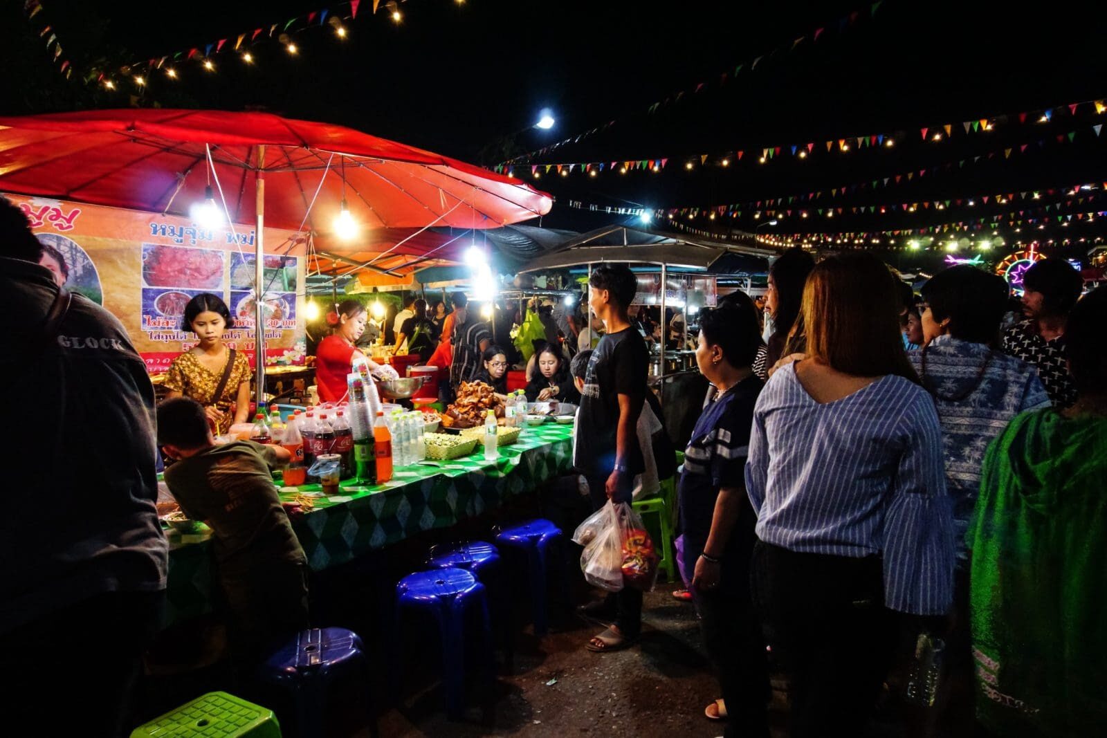 JJ Night Market in Kanchanaburi