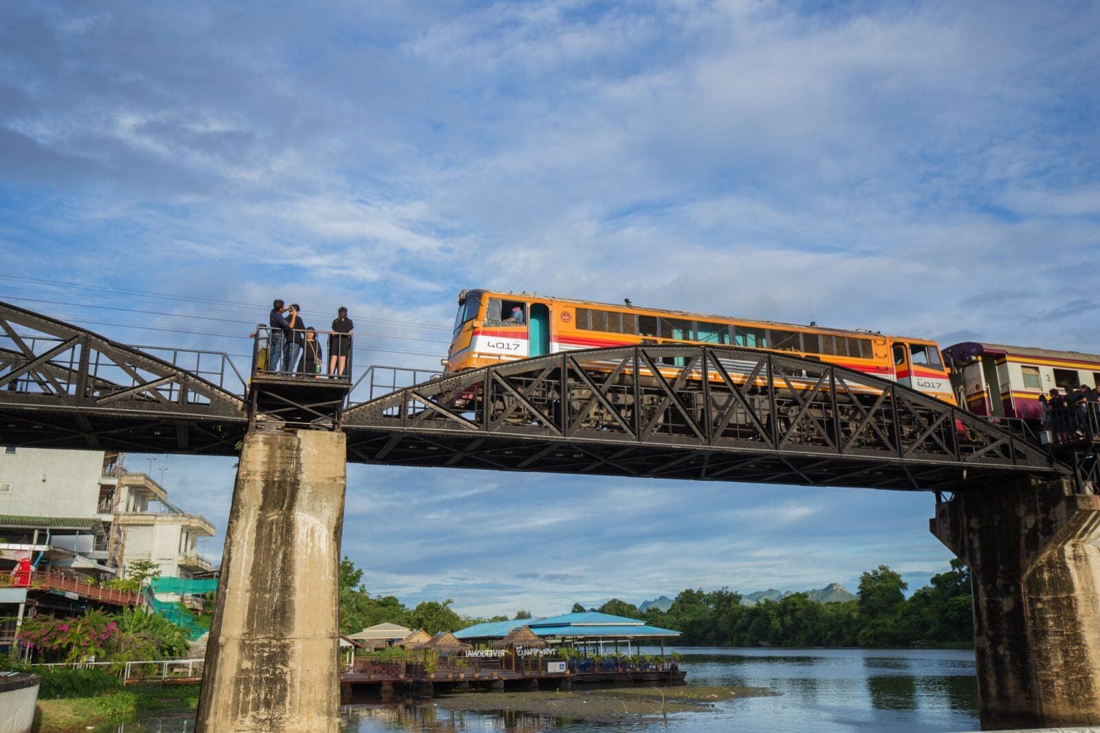 The Bridge over the River Kwai in Kanchanaburi