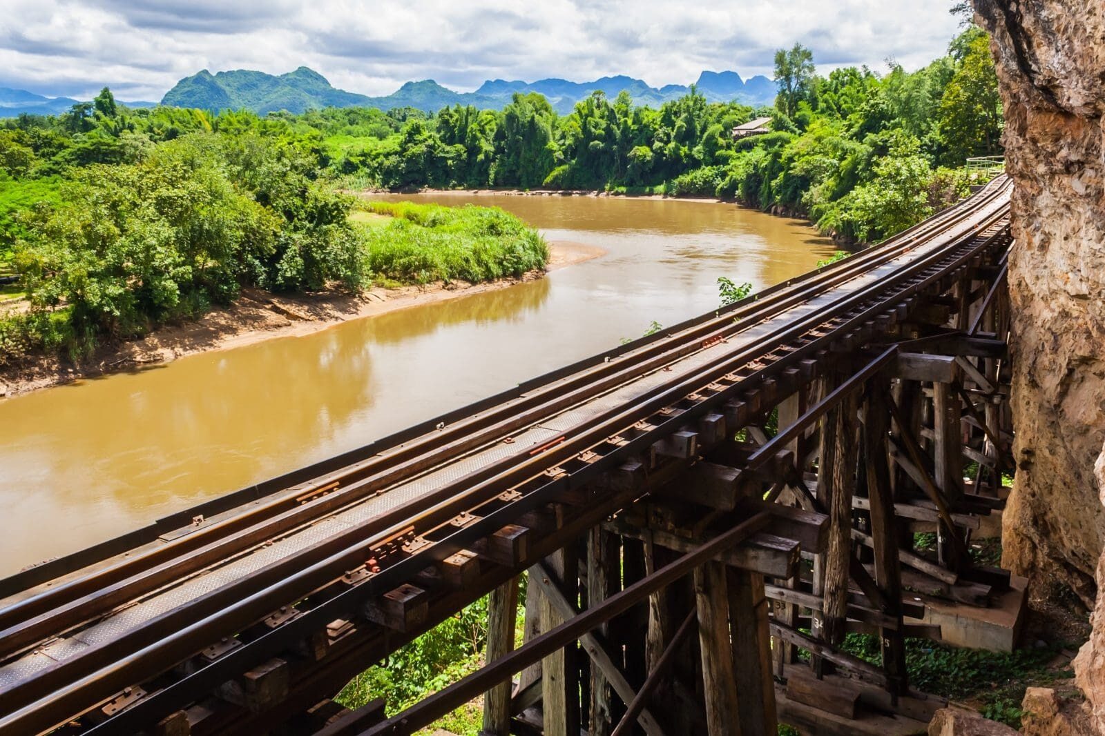 Tham Krasae Bridge on the Thai-Burma Death Railway