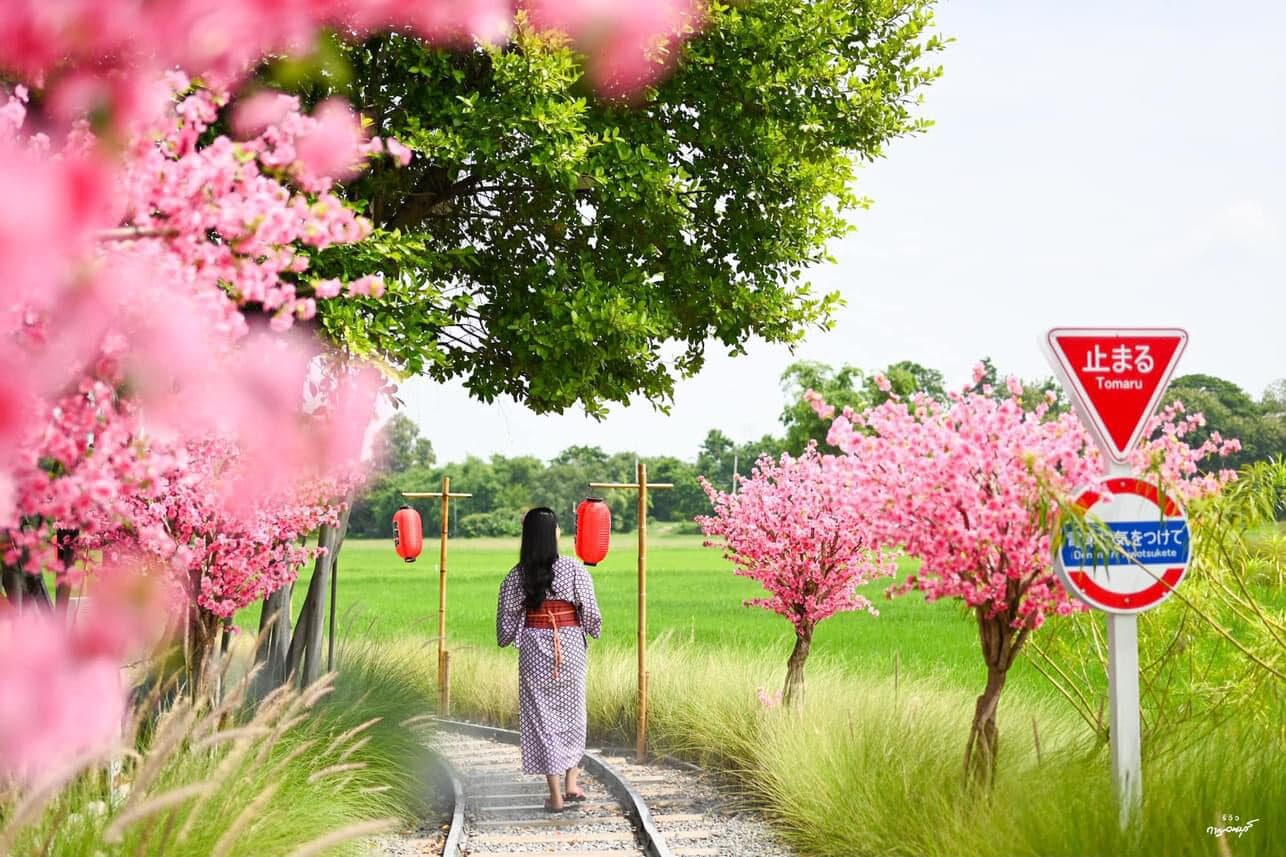 Tomi Edo Park, a Japanese-style village in Kanchanaburi