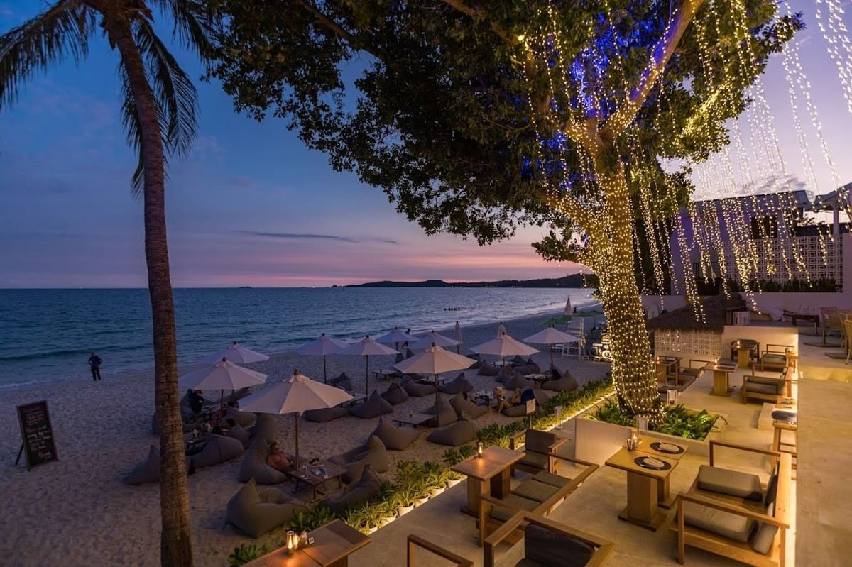 The beach resort setting of Sai Kaew Beach Resort on Koh Samet