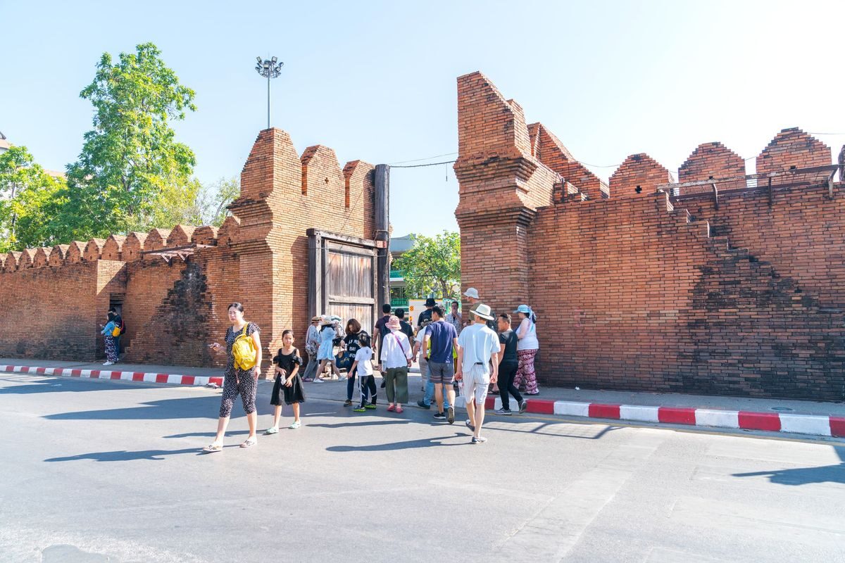 Tha Phae Gate, the eastern gate of the Chiang Mai old city