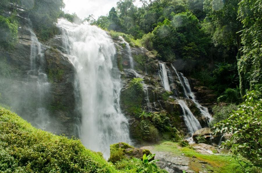 Wachirathan Waterfall in Doi Inthanon National Park