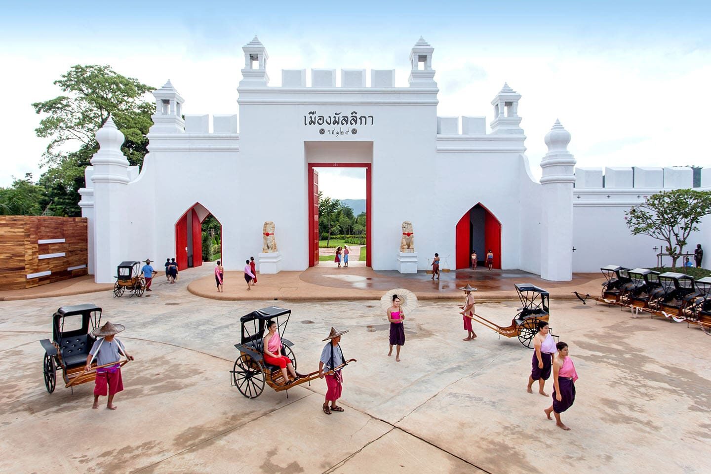 Mallika R.E. 124 cultural village, Kanchanaburi