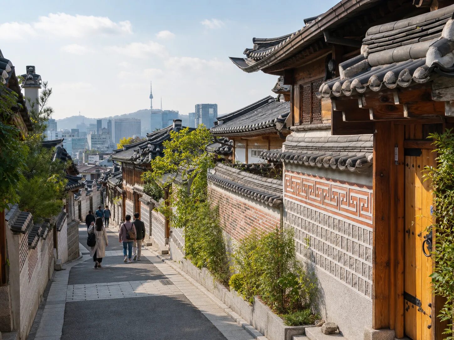 Lanes of Bukchon Hanok Village