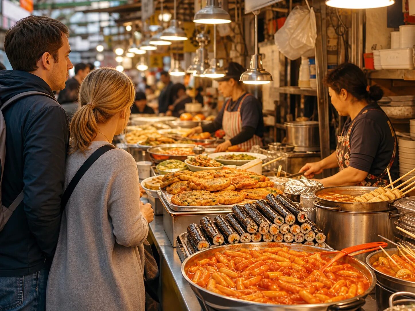 Street food at Gwangjang Market