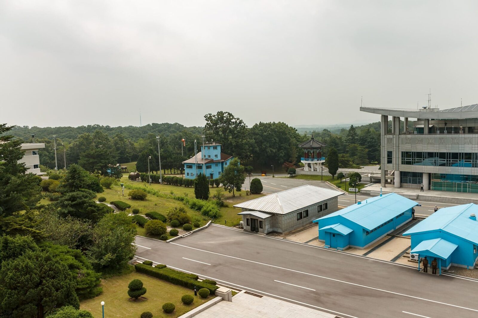 The DMZ border zone in Korea