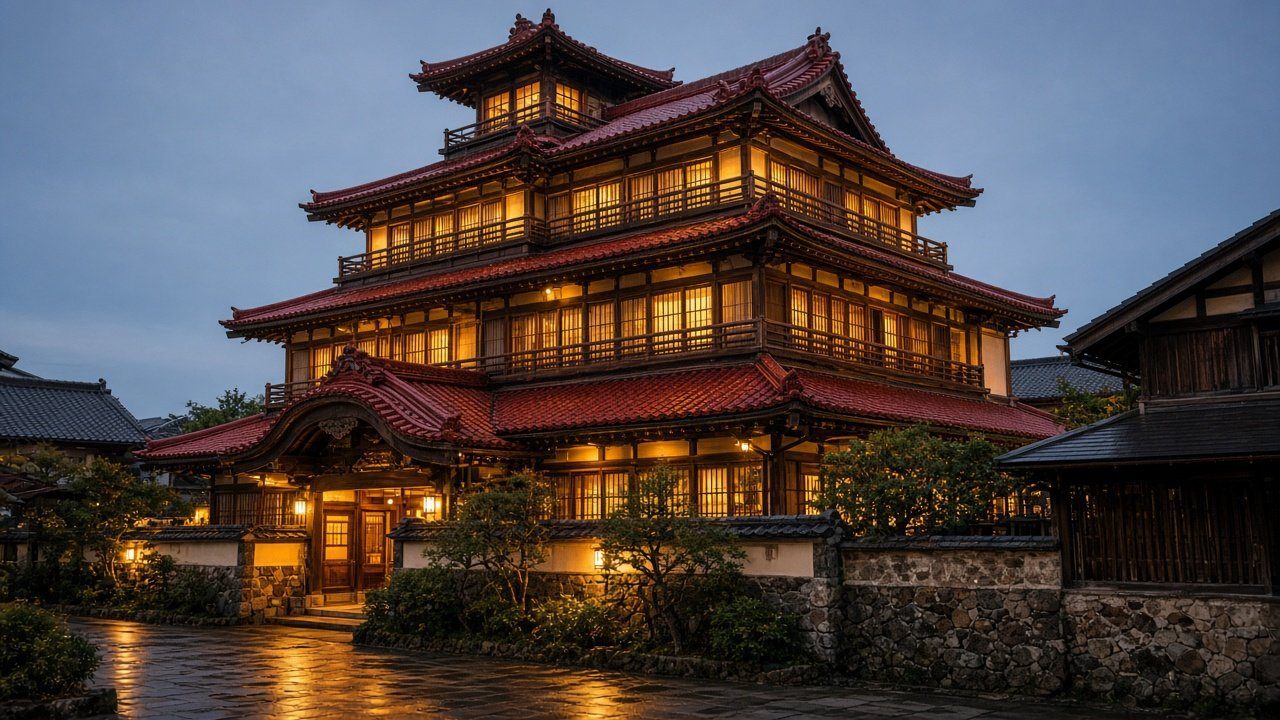 Dogo Onsen Honkan in Matsuyama, Ehime