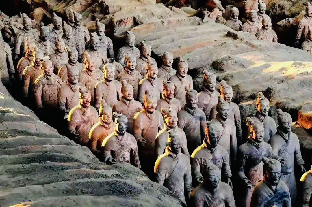 Terracotta Army formations at Emperor Qinshihuang's Mausoleum Site Museum