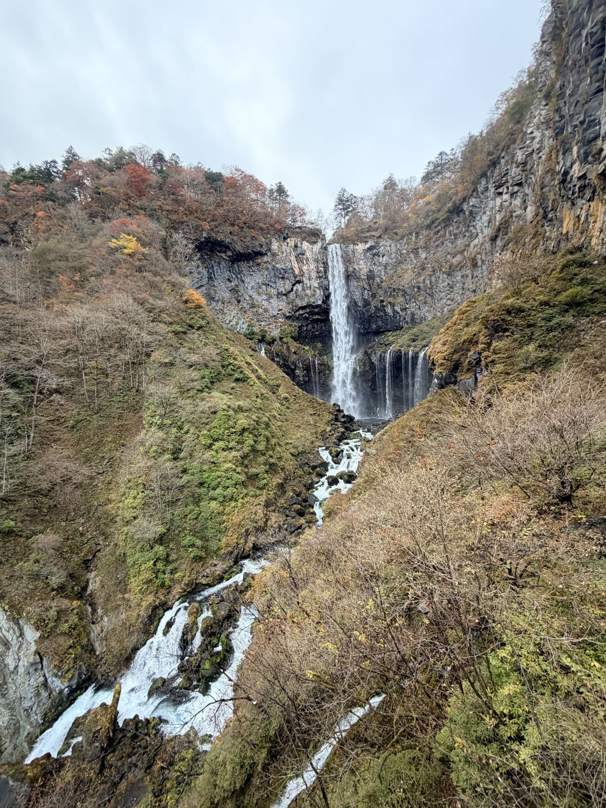 Main cascade and gorge of Kegon Falls, Nikko