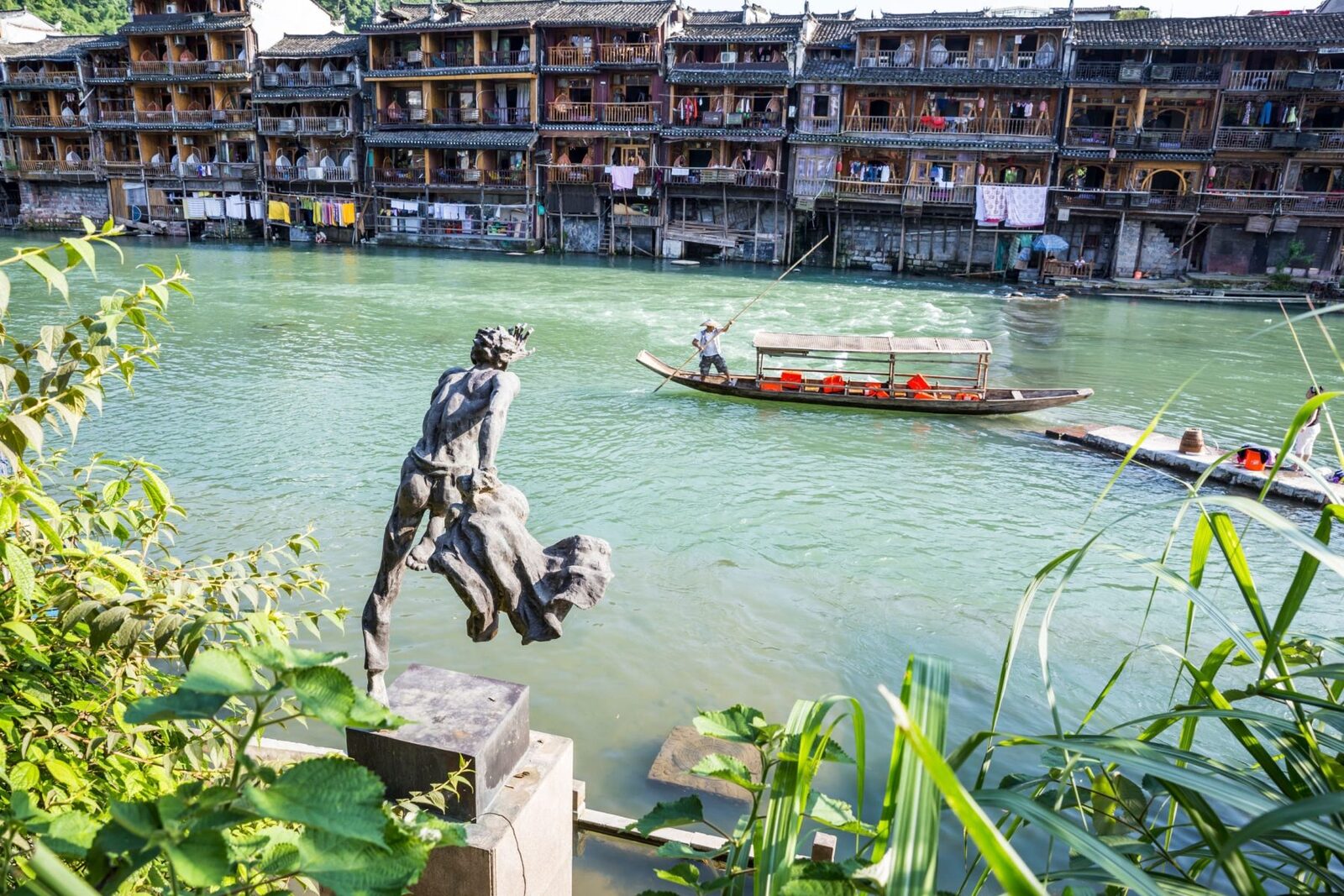 Boat ride on the Tuojiang River